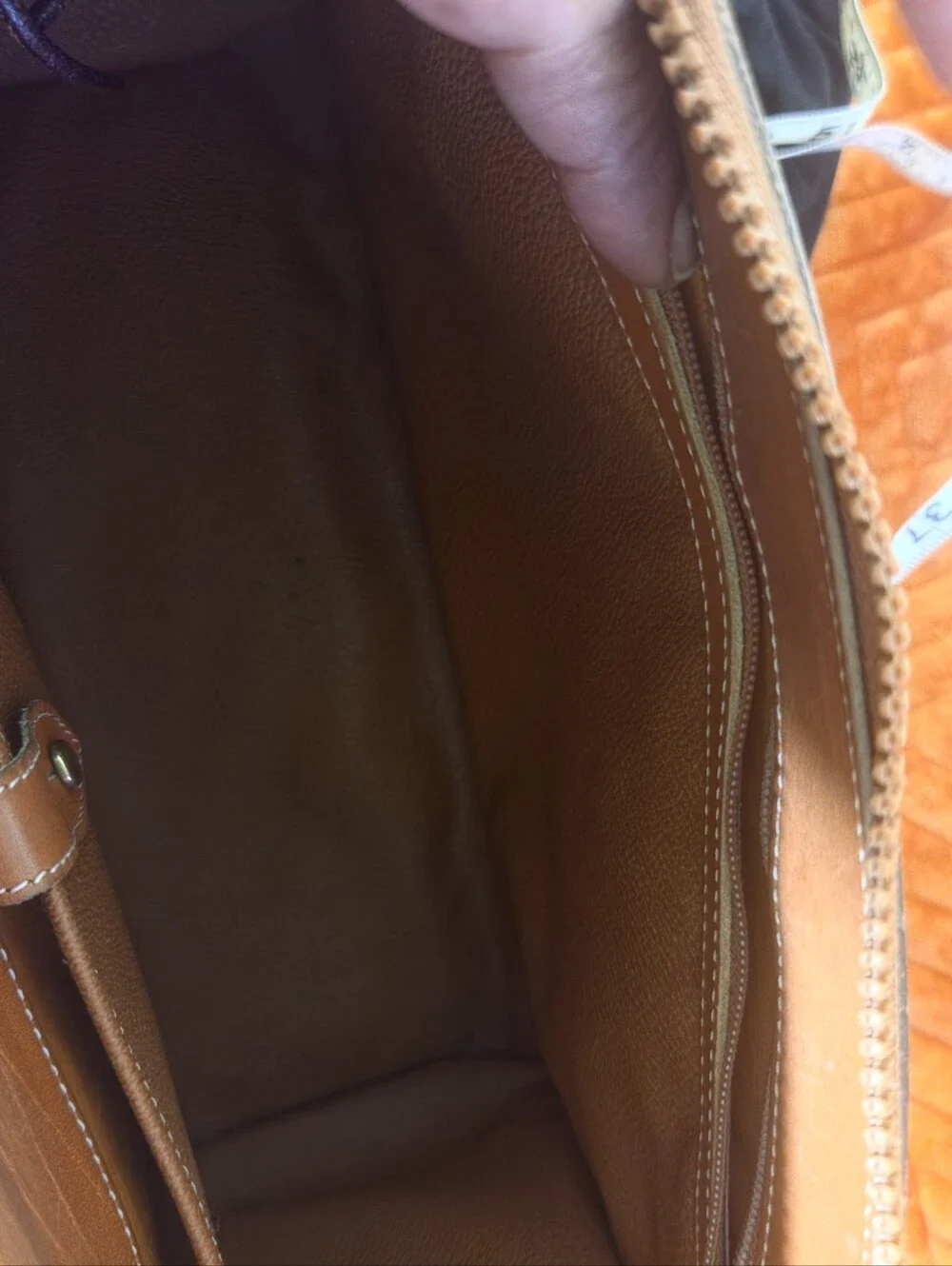 Vintage Dooney & Bourke AWL Black British Tan Satchel